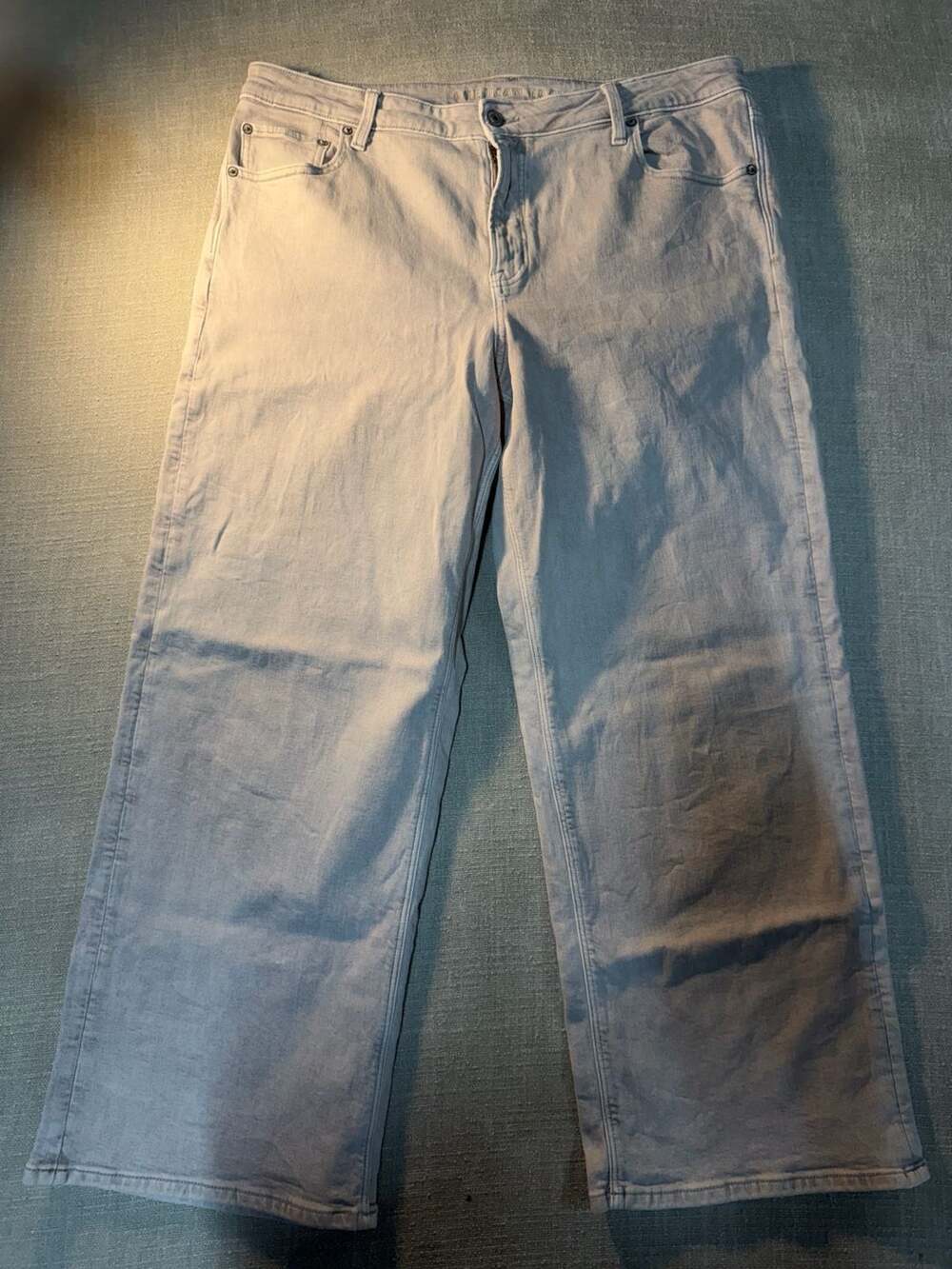 American Eagle Stovepipe Stretch Jeans Women's Size 16 Regular Gray
